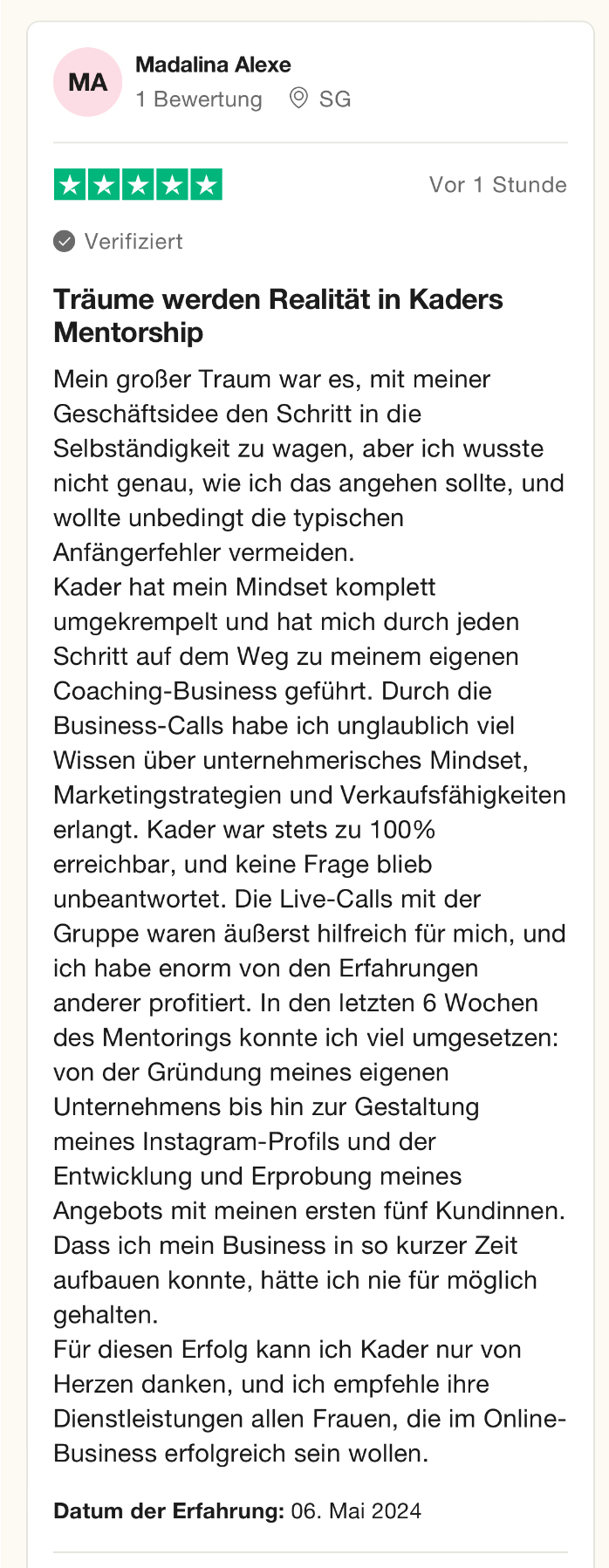Kundenfeedback